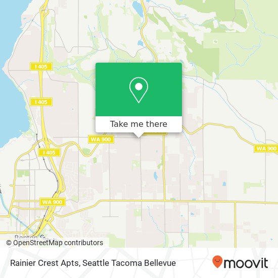 Rainier Crest Apts map