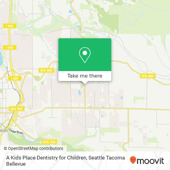 Mapa de A Kids Place Dentistry for Children