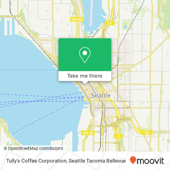 Tully's Coffee Corporation map