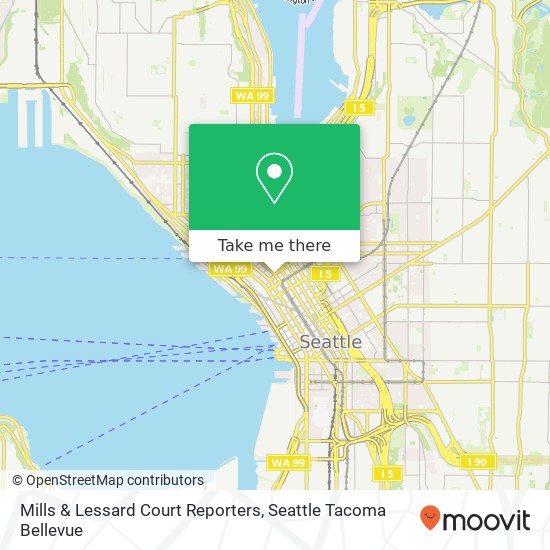 Mapa de Mills & Lessard Court Reporters