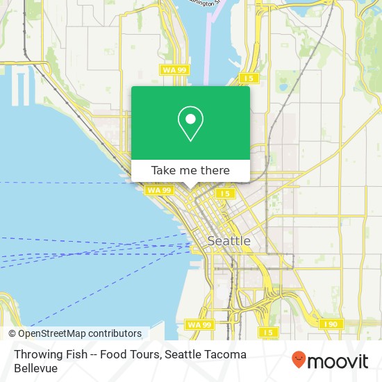 Throwing Fish -- Food Tours map