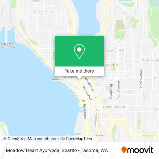 Meadow Heart Ayurveda map