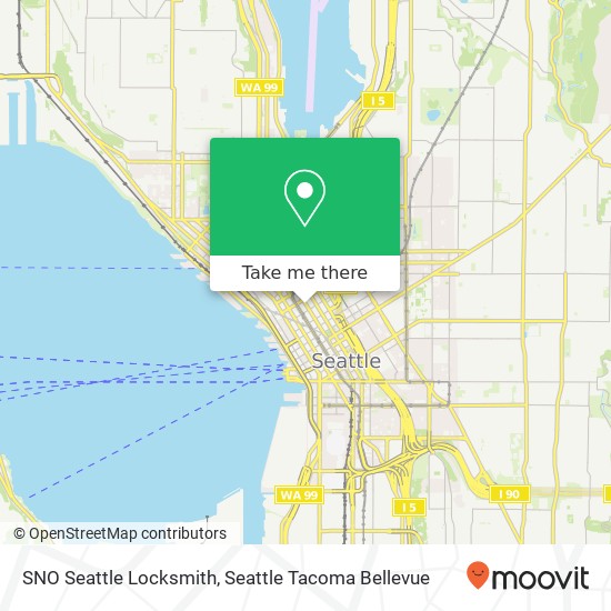 Mapa de SNO Seattle Locksmith