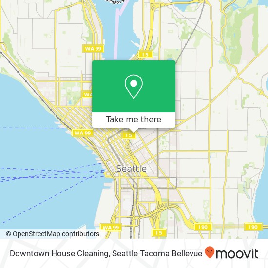 Mapa de Downtown House Cleaning
