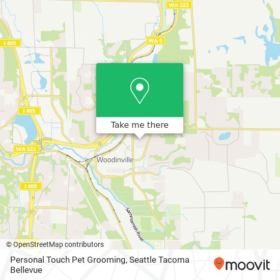 Personal Touch Pet Grooming map