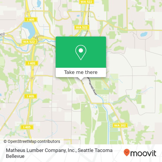 Matheus Lumber Company, Inc. map