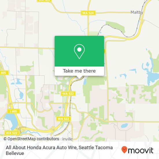 All About Honda Acura Auto Wre map