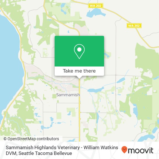 Mapa de Sammamish Highlands Veterinary - William Watkins DVM