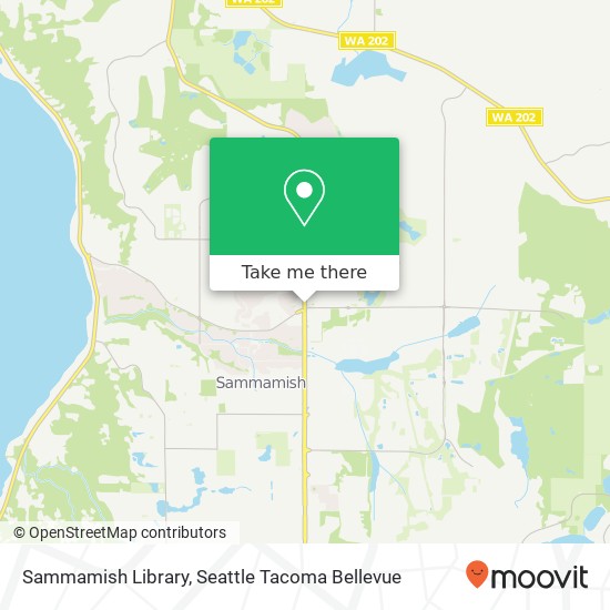 Sammamish Library map