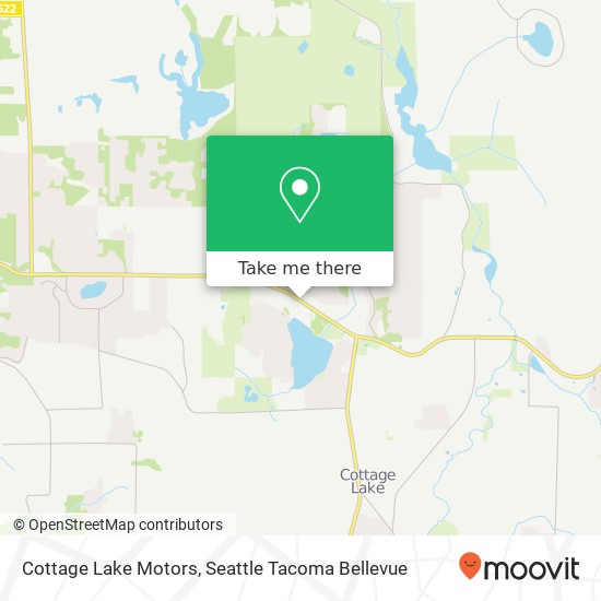 Cottage Lake Motors map