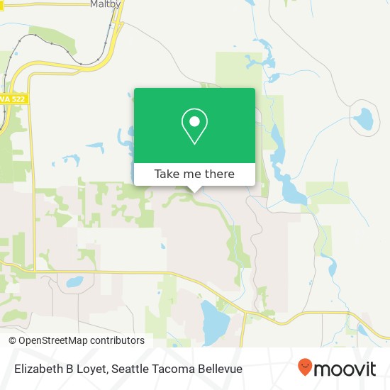 Elizabeth B Loyet map