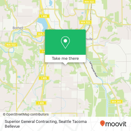 Superior General Contracting map