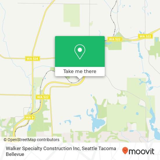 Walker Specialty Construction Inc map