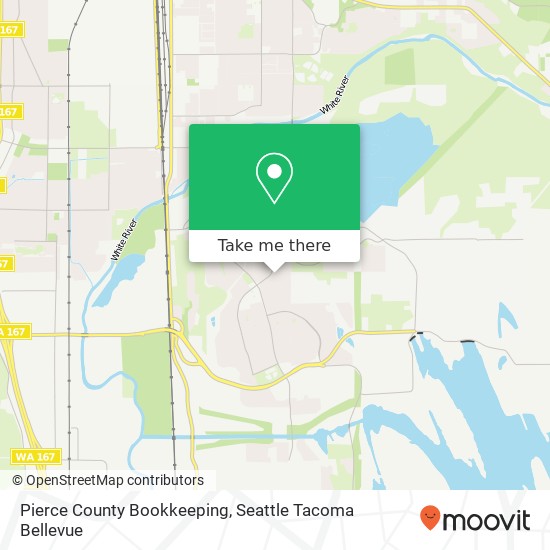 Pierce County Bookkeeping map