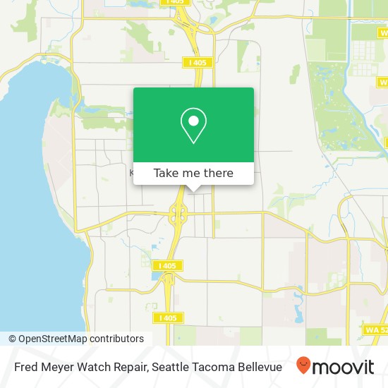 Mapa de Fred Meyer Watch Repair