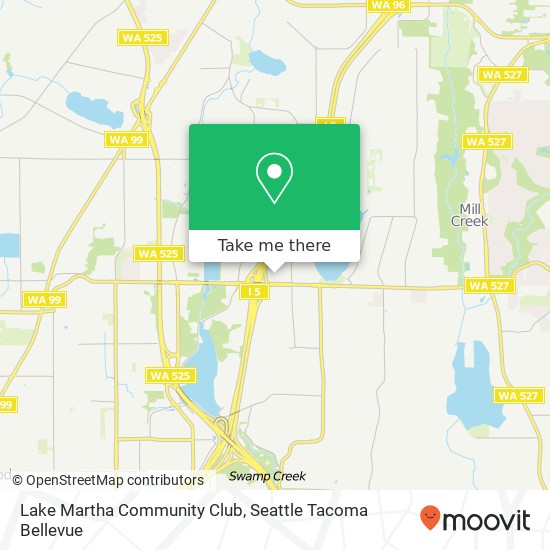 Lake Martha Community Club map