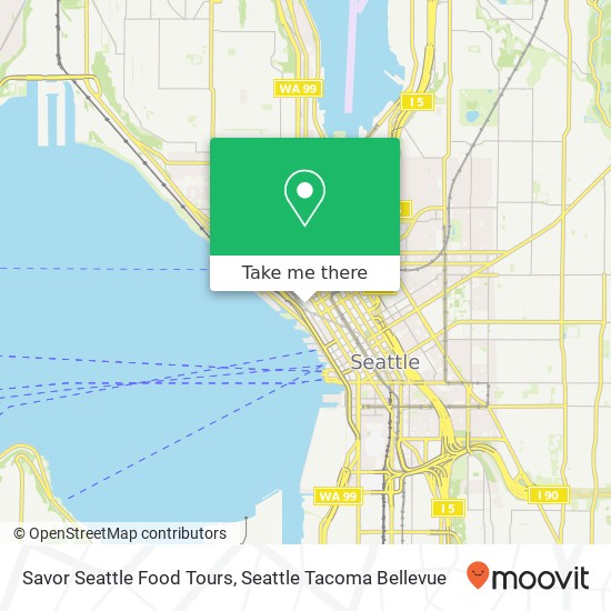 Mapa de Savor Seattle Food Tours