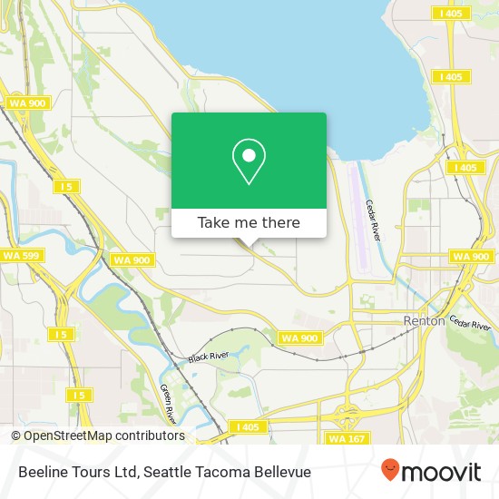 Mapa de Beeline Tours Ltd