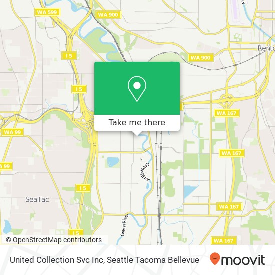 United Collection Svc Inc map