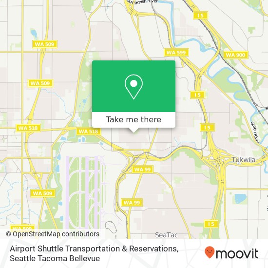 Airport Shuttle Transportation & Reservations map