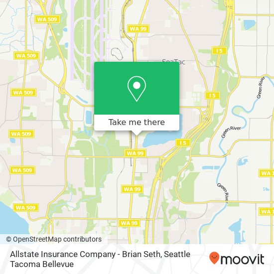 Allstate Insurance Company - Brian Seth map