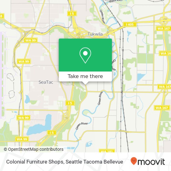 Colonial Furniture Shops map