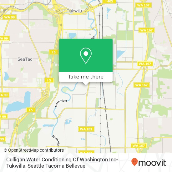 Mapa de Culligan Water Conditioning Of Washington Inc-Tukwilla