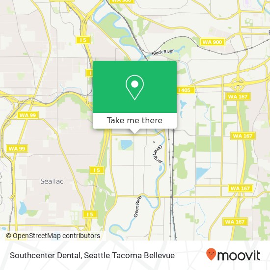 Southcenter Dental map