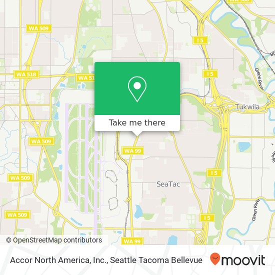 Accor North America, Inc. map