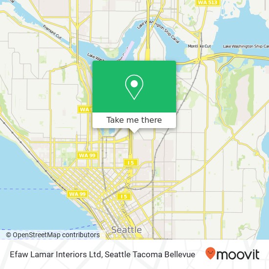 Mapa de Efaw Lamar Interiors Ltd