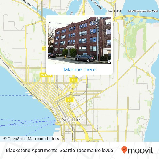 Blackstone Apartments map