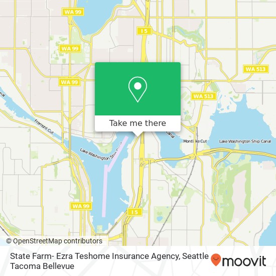 Mapa de State Farm- Ezra Teshome Insurance Agency