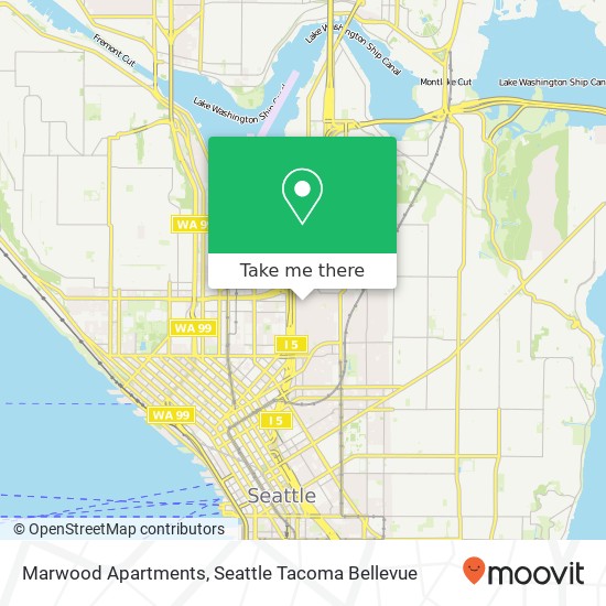 Marwood Apartments map