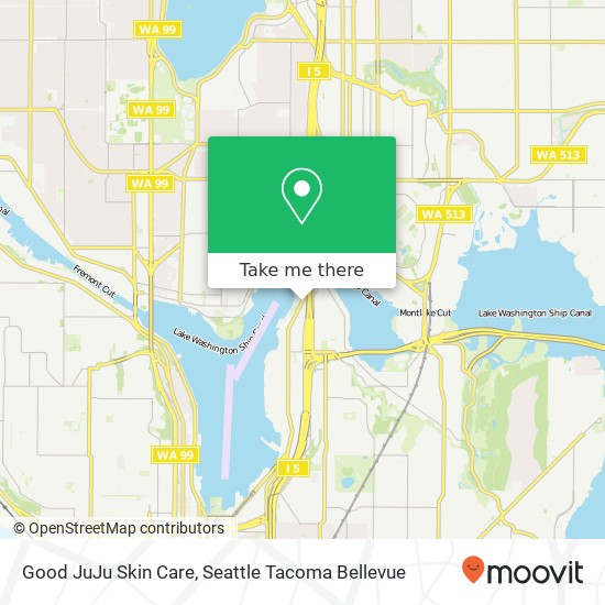 Good JuJu Skin Care map