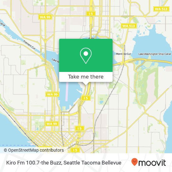 Kiro Fm 100.7-the Buzz map