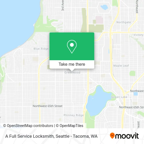Mapa de A Full Service Locksmith