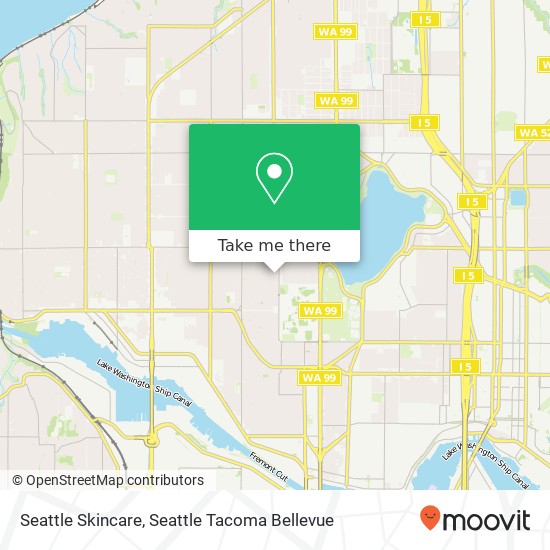 Seattle Skincare map