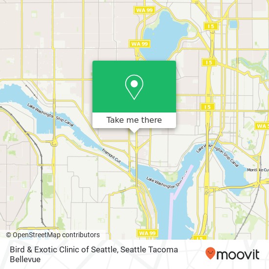 Bird & Exotic Clinic of Seattle map