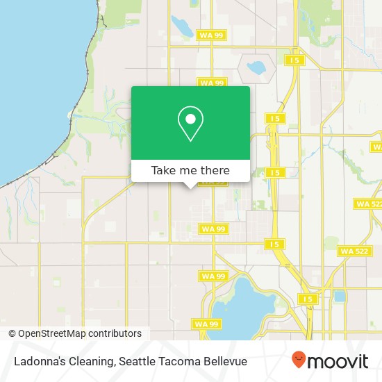 Ladonna's Cleaning map