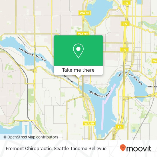 Mapa de Fremont Chiropractic