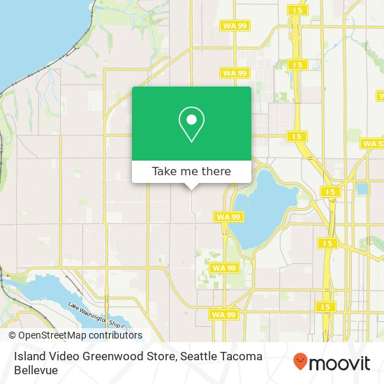 Island Video Greenwood Store map