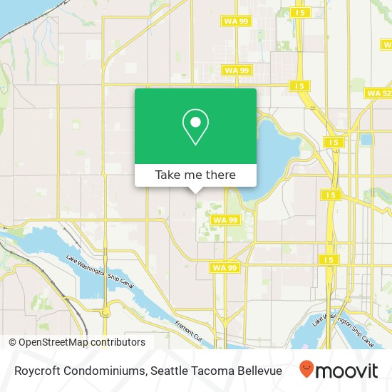 Mapa de Roycroft Condominiums