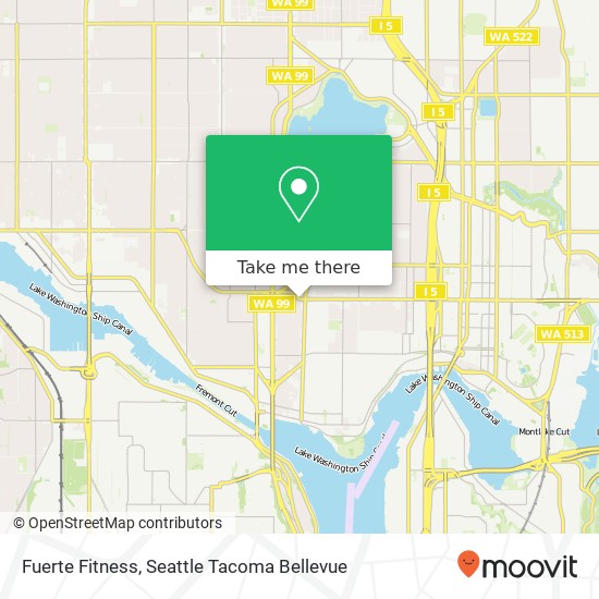 Fuerte Fitness map