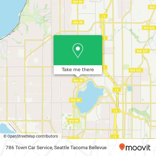 786 Town Car Service map