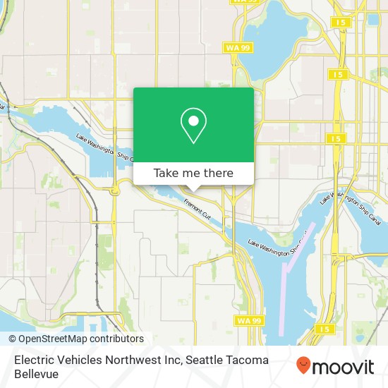 Electric Vehicles Northwest Inc map