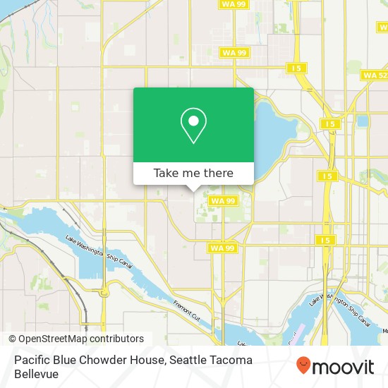 Mapa de Pacific Blue Chowder House