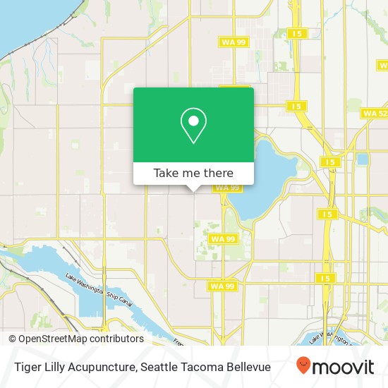 Tiger Lilly Acupuncture map