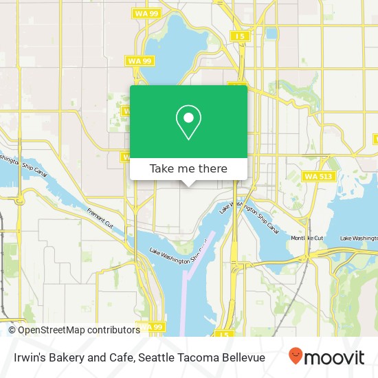 Mapa de Irwin's Bakery and Cafe