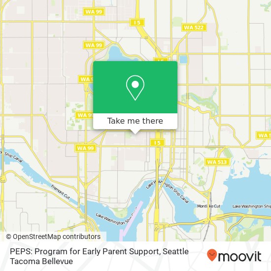 PEPS: Program for Early Parent Support map