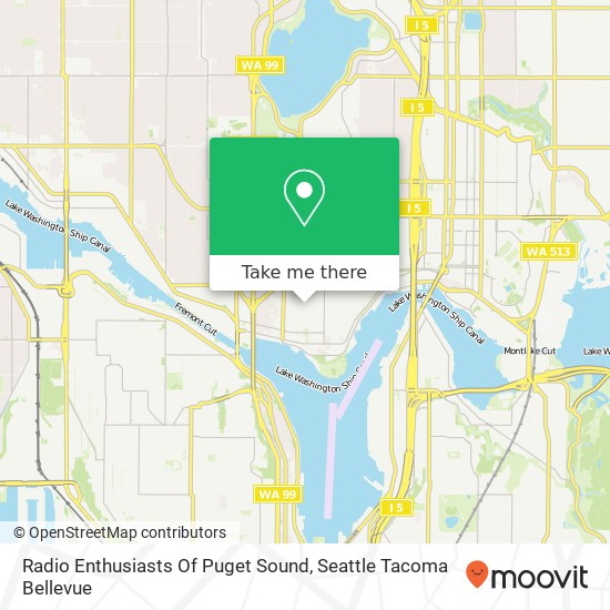 Mapa de Radio Enthusiasts Of Puget Sound